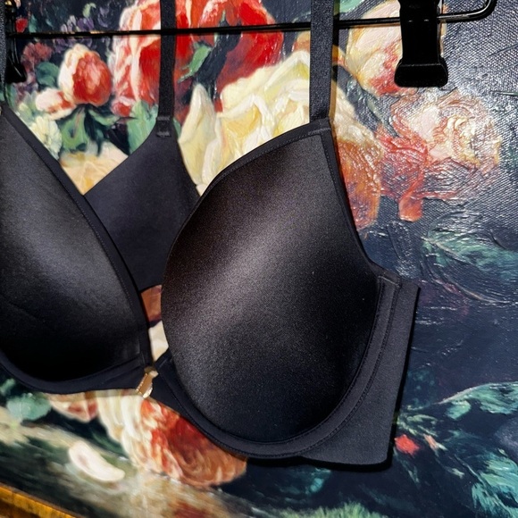 THIRDLOVE 24/7 Classic Racerback Black Front Clasp Bra Size 36B 1/2 Gently Used - Picture 2 of 5